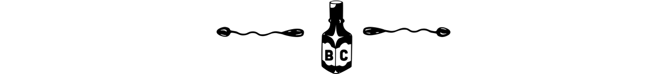 The Bitters Club Logo Bottle